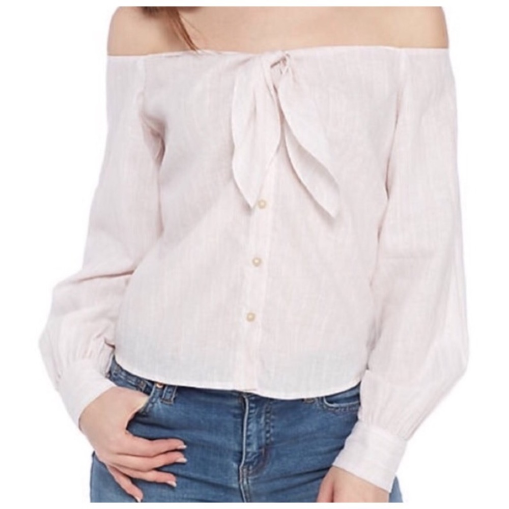 Free People Off-the-Shoulder Shirt